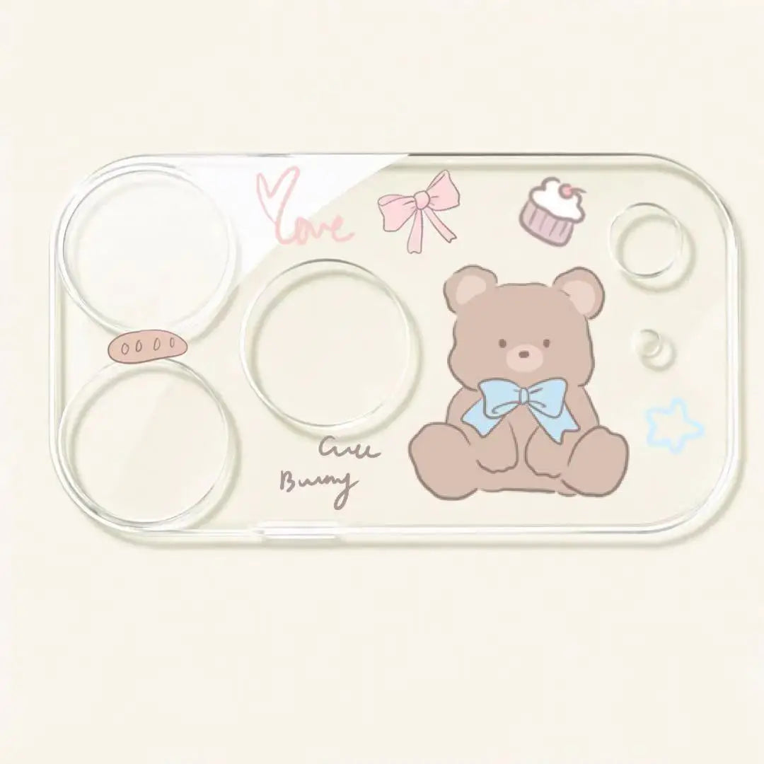 Cute Cartoon Animal Lens Cover for iPhone 17 Pro & 17 Pro Max