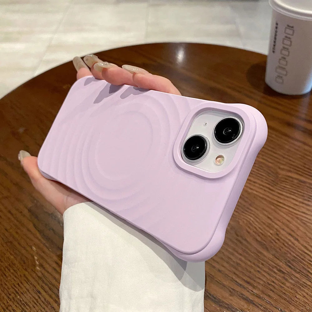 MagSafe Magnetic Wireless Charging Silicone Case for iPhone 16 15 14 13 12 11