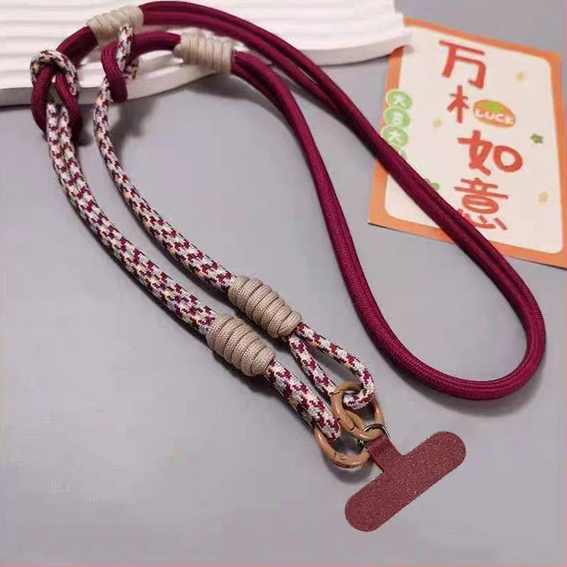3 in 1 Crossbody Mobile Phone Hanging Rope – Neck, Wrist & Cup Strap