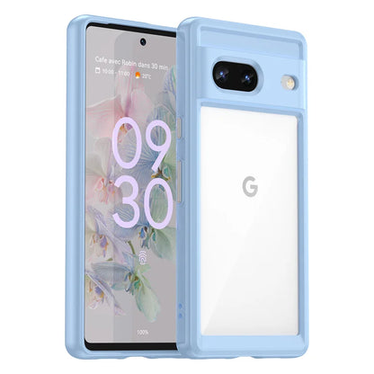 Shockproof Clear Bumper Case for Google Pixel 7/8/7A/8 Pro – Transparent Cover