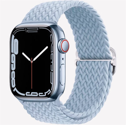 Elastic Braided Strap for Apple Watch Ultra 49mm and Series 9–SE, 45–38mm