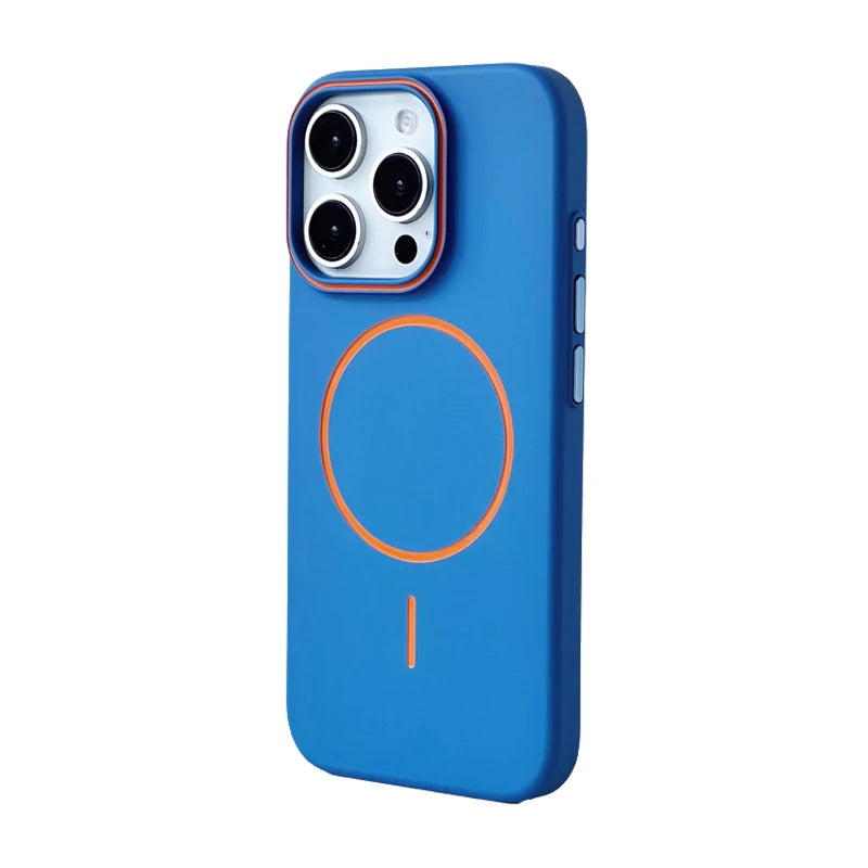 Ultrathin Hit Color MagSafe Case for iPhone 16 Pro Max 15 16 Pro Matte Hard Cover