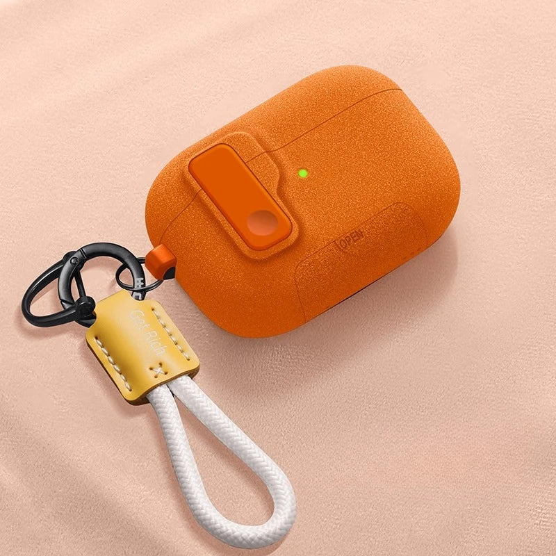 2025 Magnetic Auto Lock Case for AirPods Pro 4, 3, 2 with Stand