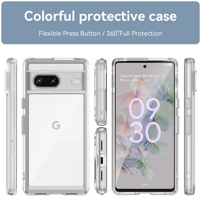Shockproof Clear Bumper Case for Google Pixel 7/8/7A/8 Pro – Transparent Cover
