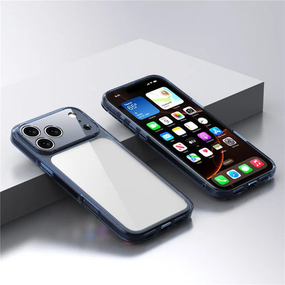 Luxury Transparent Shockproof Case for iPhone 17 Air 17 Pro Max Hybrid Cover