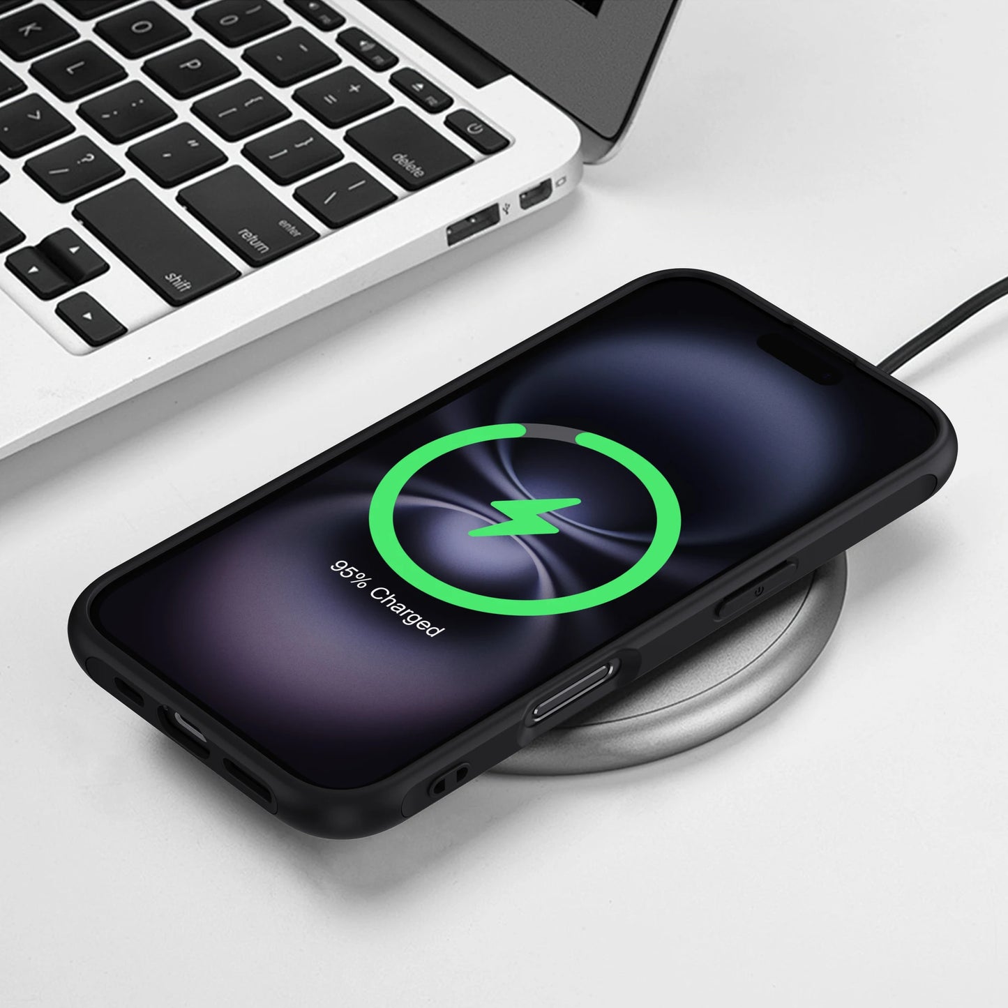 Matte Translucent Black Case for iPhone 16 15 14 13 12 11 XR 12 Mini Cover