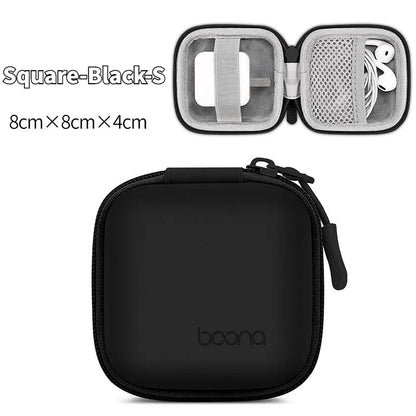 Mini Hard Shell Storage Case for Earphones, Chargers & USB Drives