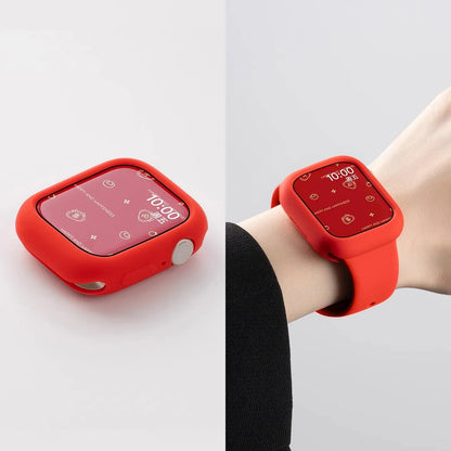Shockproof Case with Silicone Sport Band for Apple Watch 42-45mm