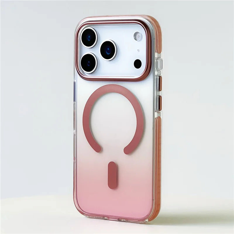 Gradient Matte Shockproof MagSafe Case for iPhone 17 Pro Max Hybrid Cover