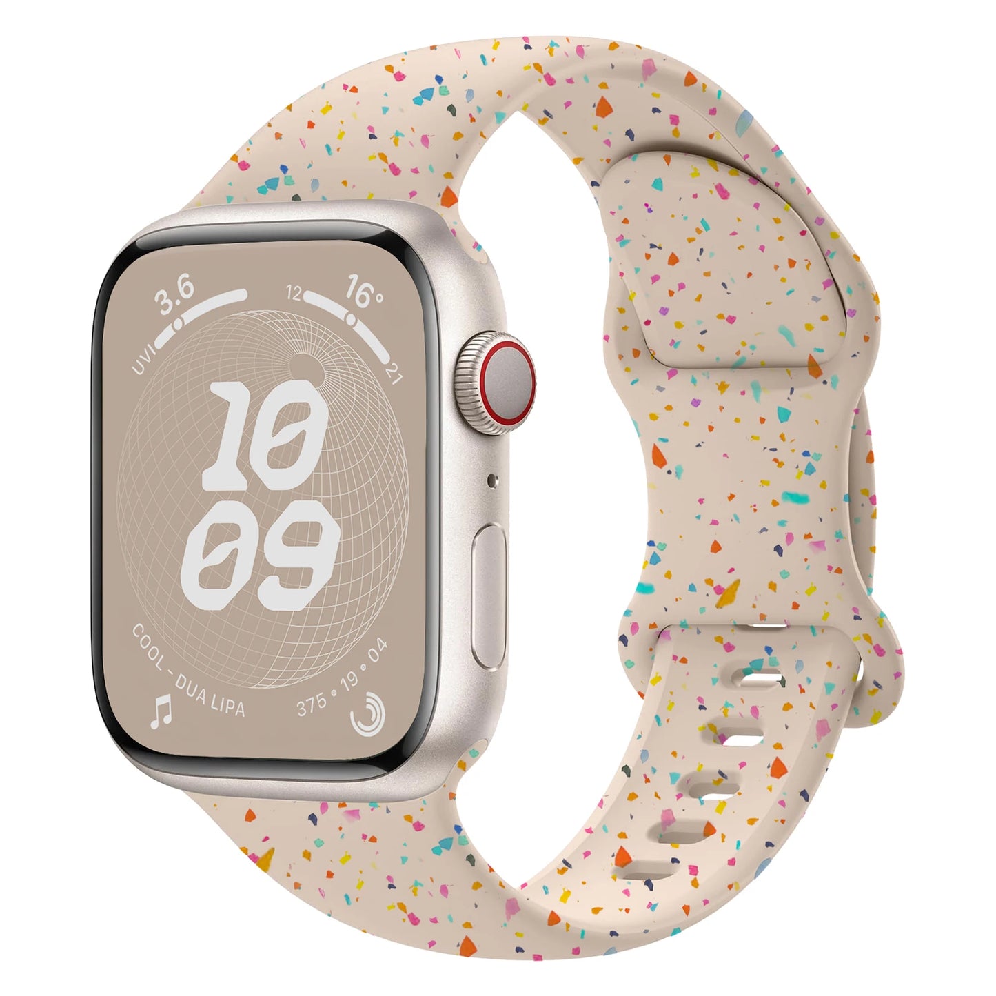 Sport Silicone Loop Band for Apple Watch 38–49mm Series 9–3 & Ultra 2