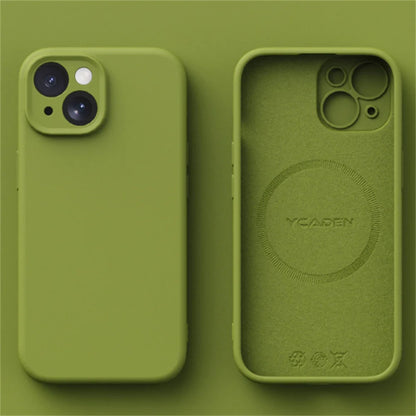 Liquid Silicone MagSafe Case for iPhone 16 Pro Max, 15 Pro, 14 Pro Max