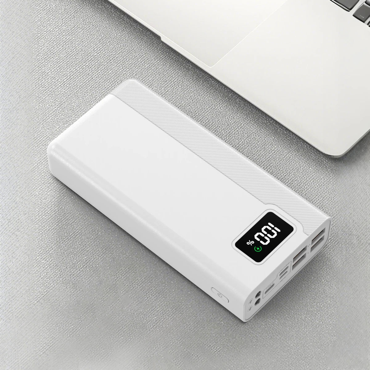 40000mAh Large Capacity Power Bank with LED Display, 4 Outputs & 3 Inputs