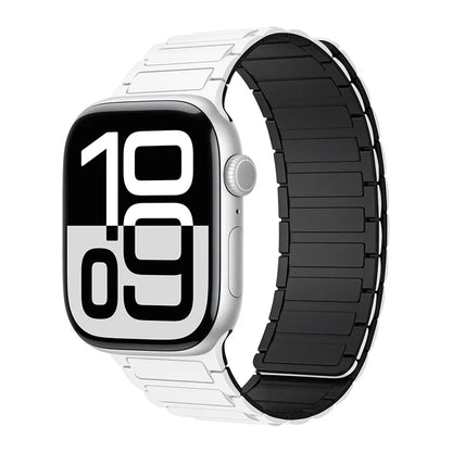 Magnetic Silicone Band for Apple Watch Ultra 3 2 Series 11 10 9 8 7 6 SE