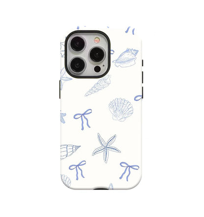 Marine Life 2-in-1 Tough Glossy Phone Case for iPhone 17–7 Plus XR