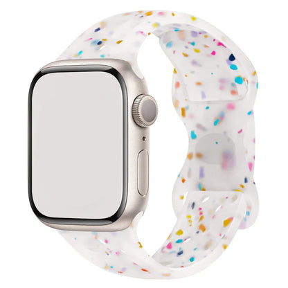 Transparent Silicone Strap for Apple Watch Ultra 2 & Series 10–SE (38–49mm)