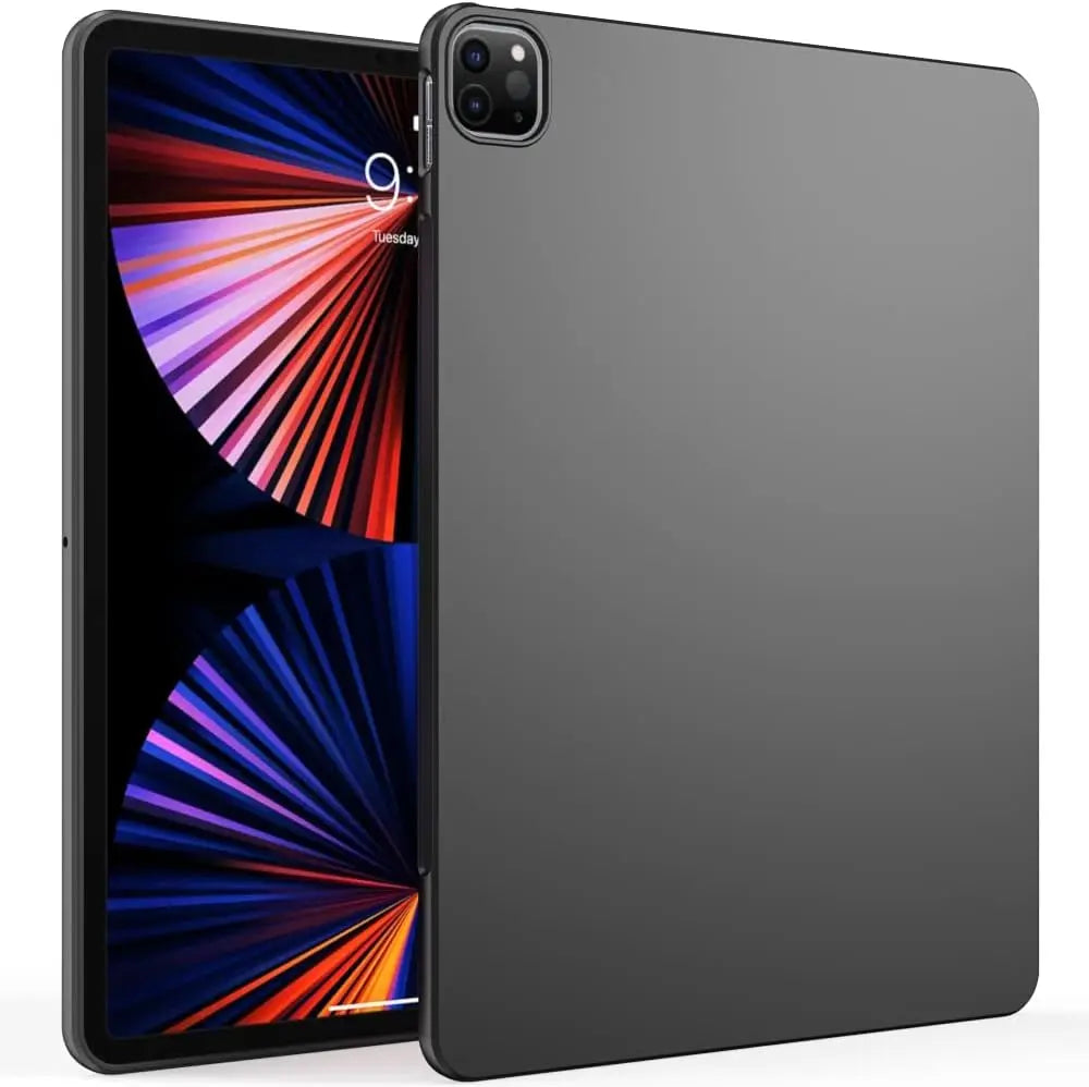 Soft Silicone TPU Case for iPad Air, Mini, Pro & 5–10 Gen iPads – Black Cover