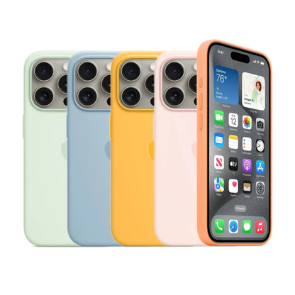 MagSafe Liquid Silicone Case for iPhone 15 Pro Max Magnetic Cover