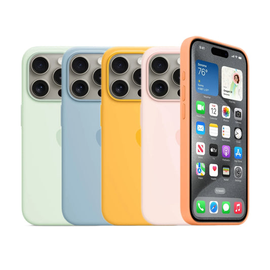 MagSafe Liquid Silicone Case for iPhone 15 Pro Max Magnetic Cover