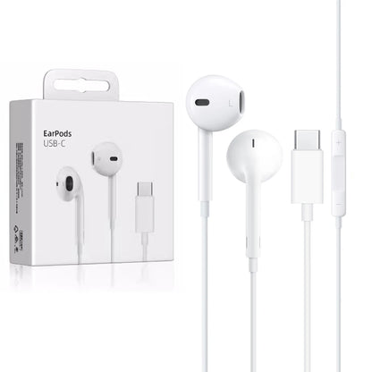Type-C Wired Earphones with Mic | In-Ear USB-C Headphones for iPhone 15 & Android