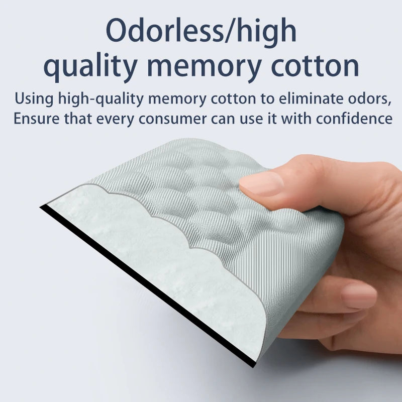 Ergonomic Keyboard & Mouse Wrist Rest Set | Memory Foam Office Support Pad