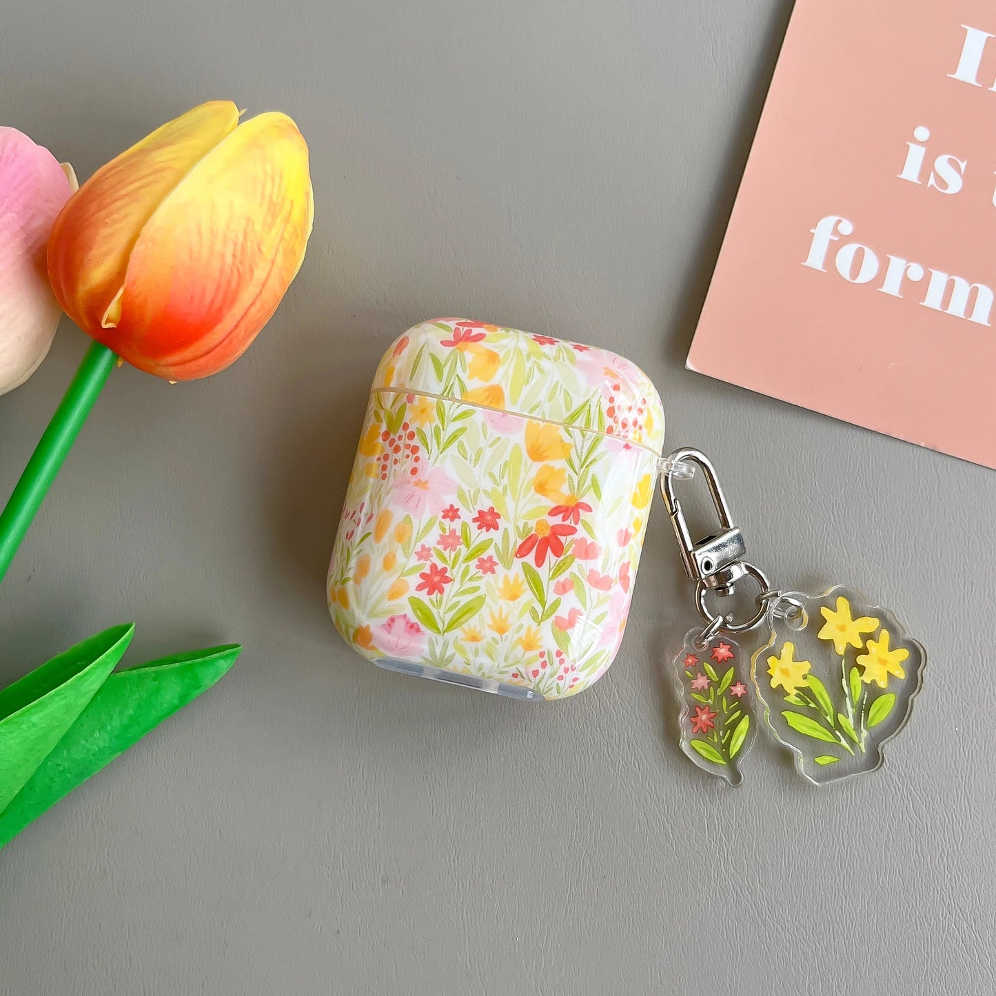 Glamorous Floral TPU Case for AirPods 1/2/3, Pro & Pro 2