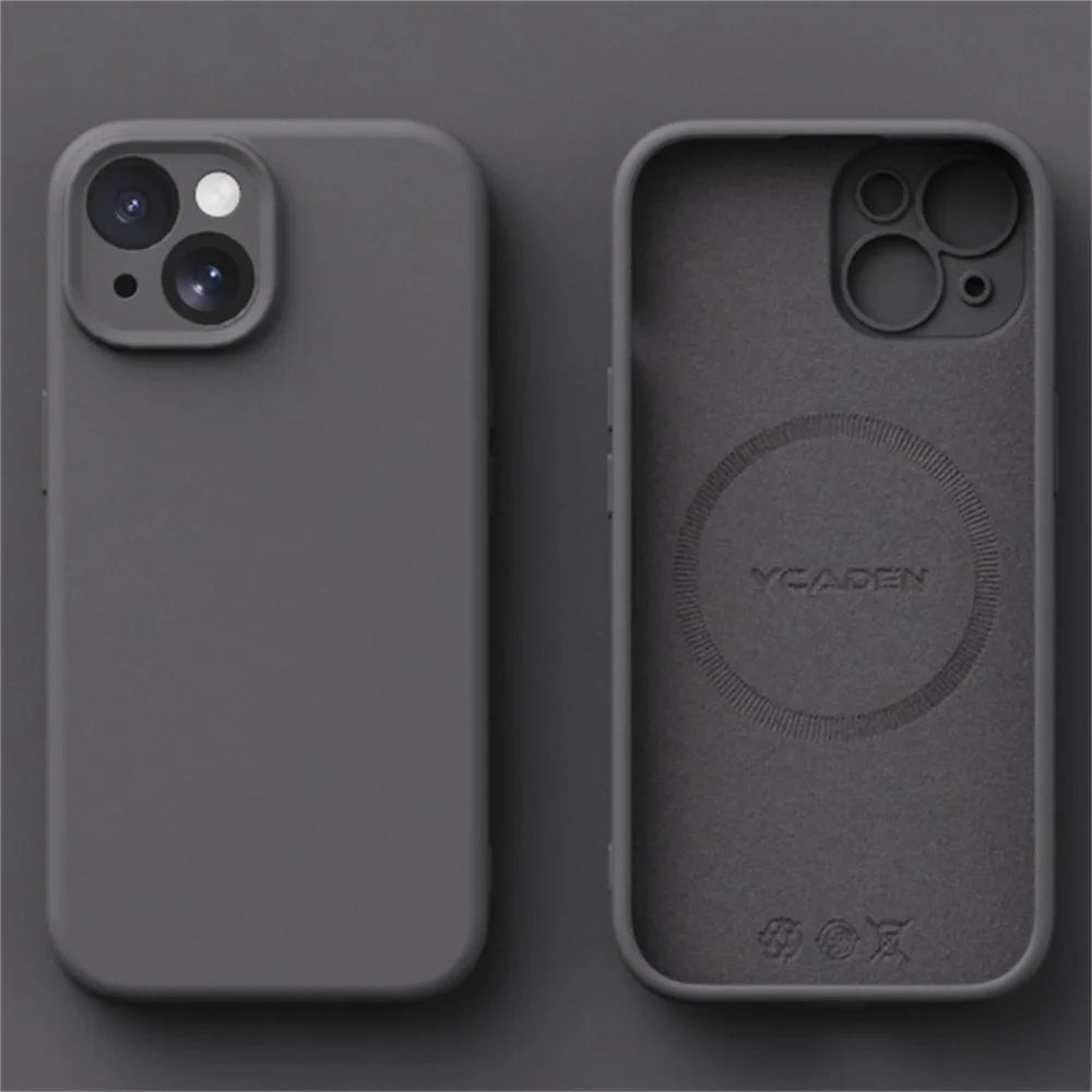 Liquid Silicone MagSafe Case for iPhone 16 Pro Max, 15 Pro, 14 Pro Max