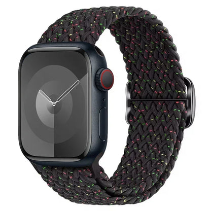 Braided Elastic Strap for Apple Watch Ultra 2 49mm Series 10 9 8 7 SE 6 5 4