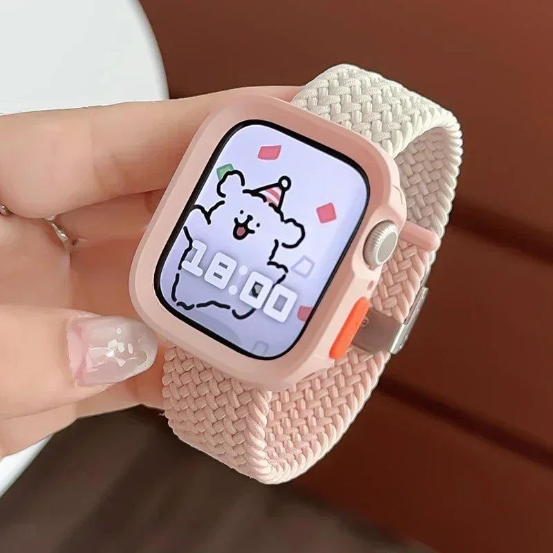 Candy Silicone Case + Strap for Apple Watch Ultra 2 & Series 10–5 SE