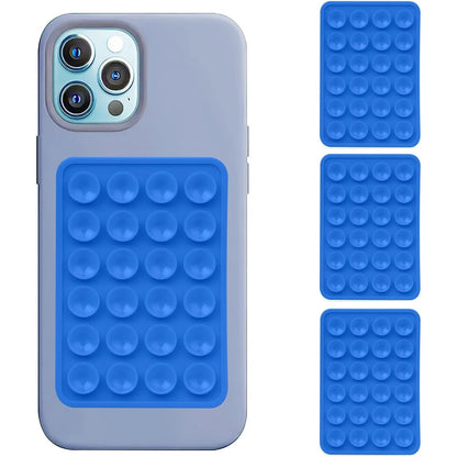 3-Pack Silicone Suction Phone Mount for iPhone Android Mirror Shower Hands-Free