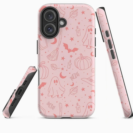 Pastel Halloween Icons Case for iPhone 17 16 15 14 13 12 11 Pro Max Plus
