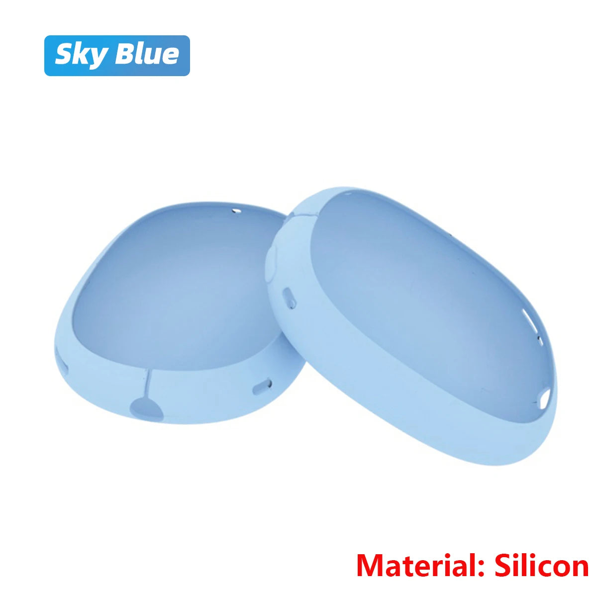 Soft Transparent TPU Protective Case for AirPods Max, Anti-Scratch Shockproof Cover