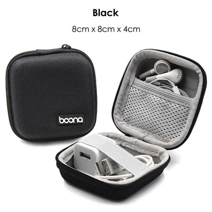 Mini Hard Shell Storage Case for Earphones, Chargers & USB Drives