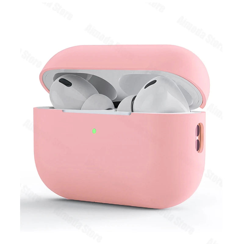 Liquid Silicone Case for AirPods Pro 2/3 – Soft Protective Earphone Cover
