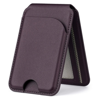 MagSafe Vegan Leather Wallet Stand for iPhone 16 15 14 13 12 11 Pro Max