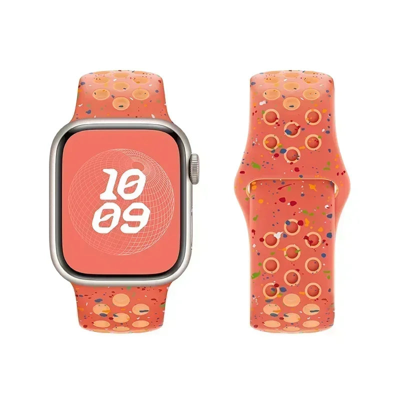 Silicone Sports Strap for Apple Watch Ultra 2 & Series 9–2, 41–49mm Rubber Band