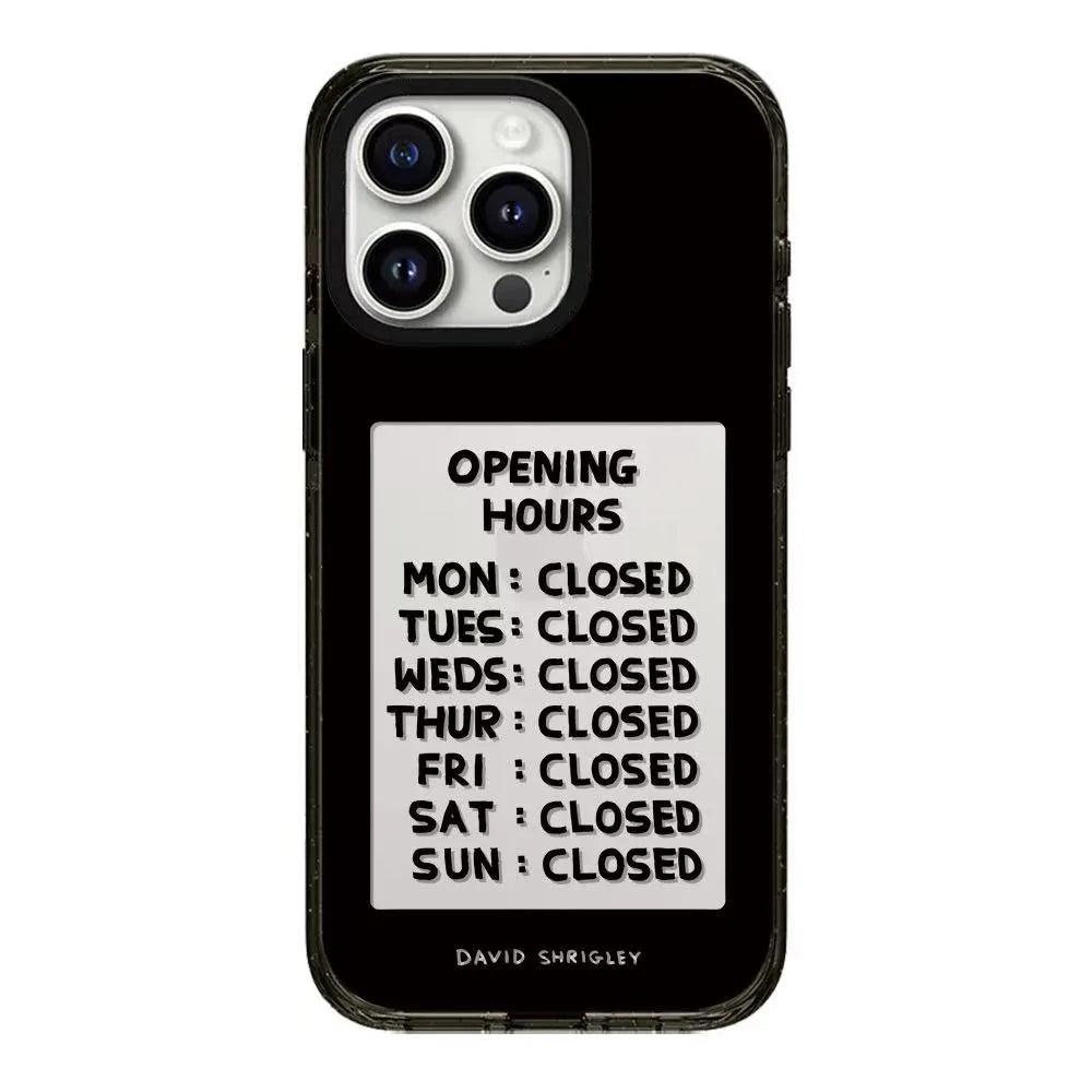 Creative Alphabet 2.0 Acrylic Black Border Magnetic Case for iPhone 12–14 Pro Max