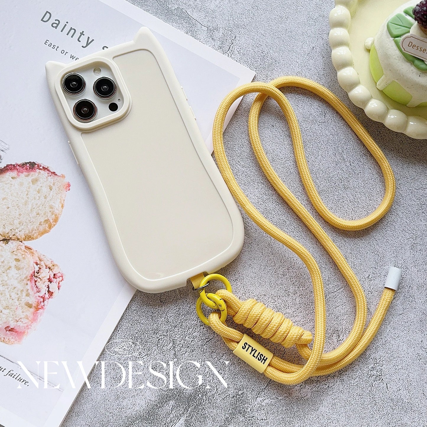 Universal Adjustable Crossbody Phone Lanyard Strap – Neck & Shoulder Rope