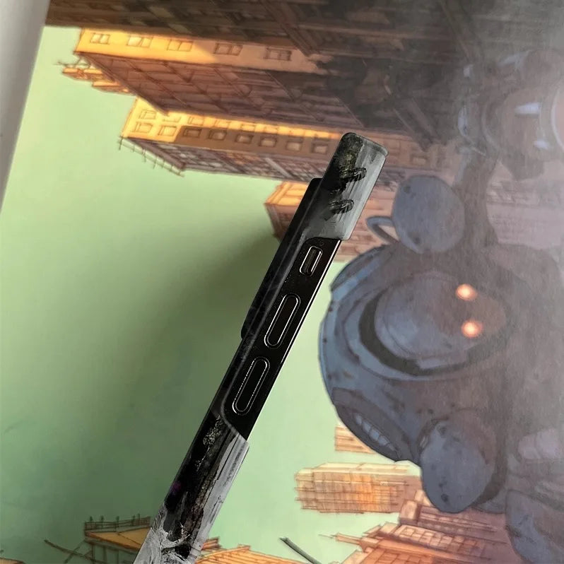 Ultra-Thin Shockproof iPhone Case Korean White-Haired Boy Art