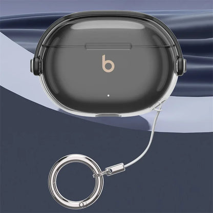 Soft Transparent Shockproof Case with Keychain for Beats Studio Buds +