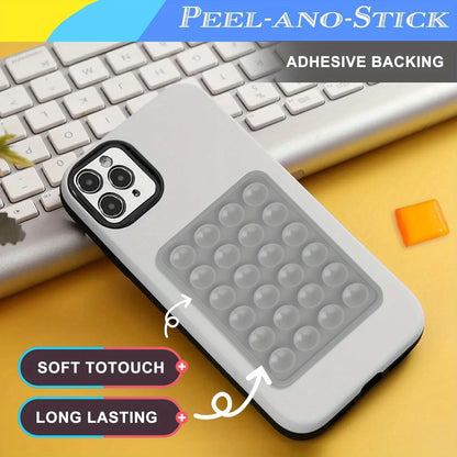 3-Pack Silicone Suction Phone Mount for iPhone Android Mirror Shower Hands-Free