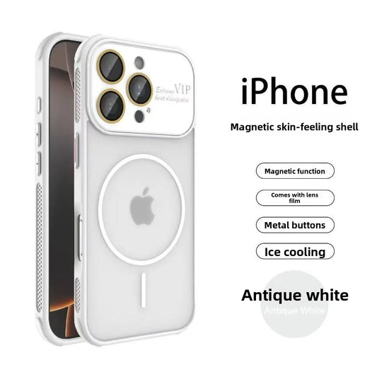 Shockproof Magnetic Case with Full Lens Protection – For iPhone 13–15 Pro Max