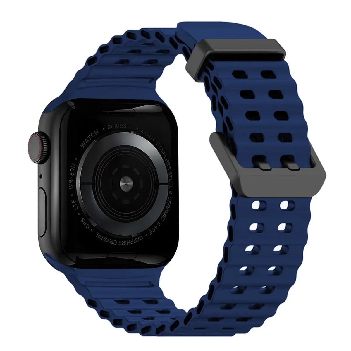 Ocean Silicone Band for Apple Watch Series 4–10 SE Ultra 2 (42–49mm)