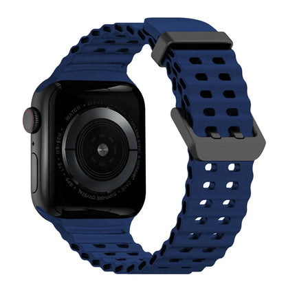 Ocean Silicone Band for Apple Watch Series 4–10 SE Ultra 2 (42–49mm)