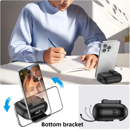 Shockproof Leather Protective Case with Bracket for AirPods Pro 2 & AirPods 4