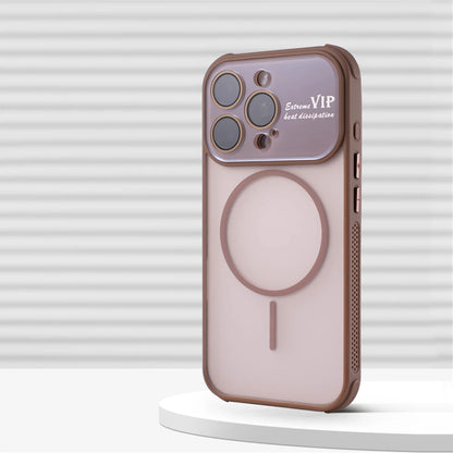 Matte Magnetic Shockproof Case – Full Lens Protection iPhone Pro Max 14/13/12