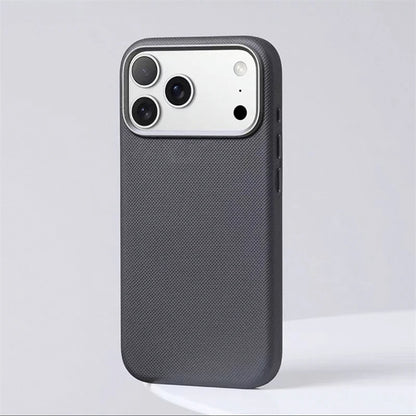 Luxury Diamond Leather MagSafe Case for iPhone 17 Pro Max with Metal Lens Frame