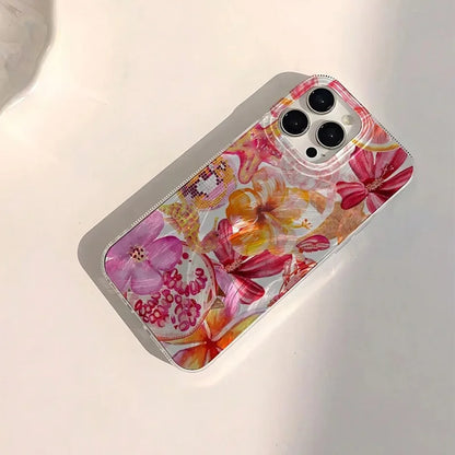 Cute Pink Sea Life Case for iPhone 16 15 14 13 12 11 Pro Max SE2