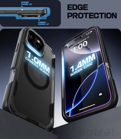 MagSafe Full Body Shockproof Case for iPhone 15–17 Pro Max with Camera Protection