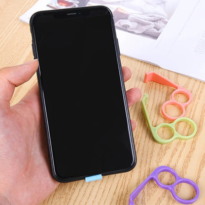 Plastic Finger Ring Grip & Stand for iPhone & Samsung – Universal Mount