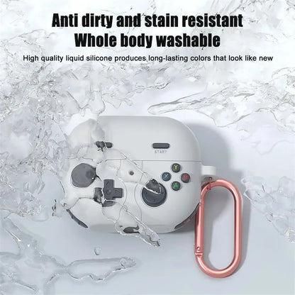 3D Cartoon Game Console Case for Samsung Galaxy Buds 3 / Buds 3 Pro with Hook